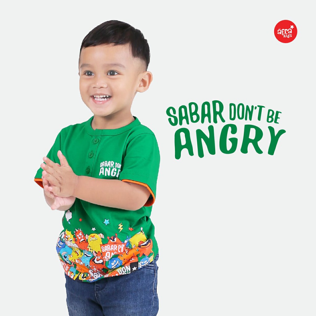 Kaos Anak Afrakids Lengan Pendek Kancing AF287 AF275 AF269 AF268 AF262 untuk anak 2-12 Tahun