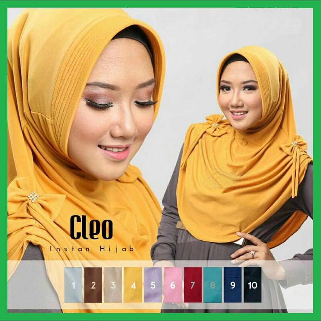 Cleo Pet Hijab Jilbab Terlaris Instant