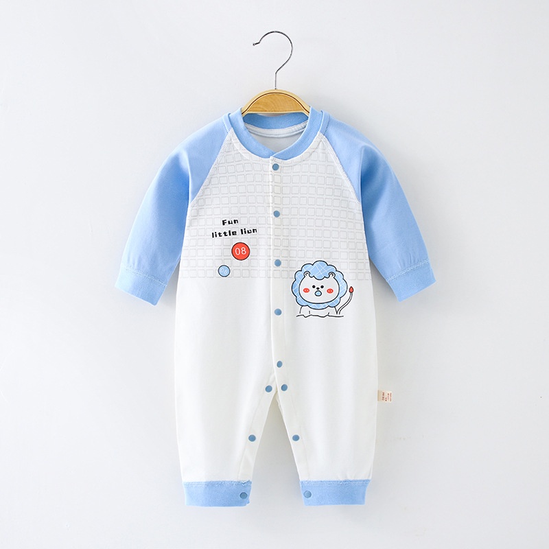 Piyama Bayi / Baju Tidur Bayi / Baby Pajamas Button Kancing Warna Newborn 0 3 6 9 12 Bulan