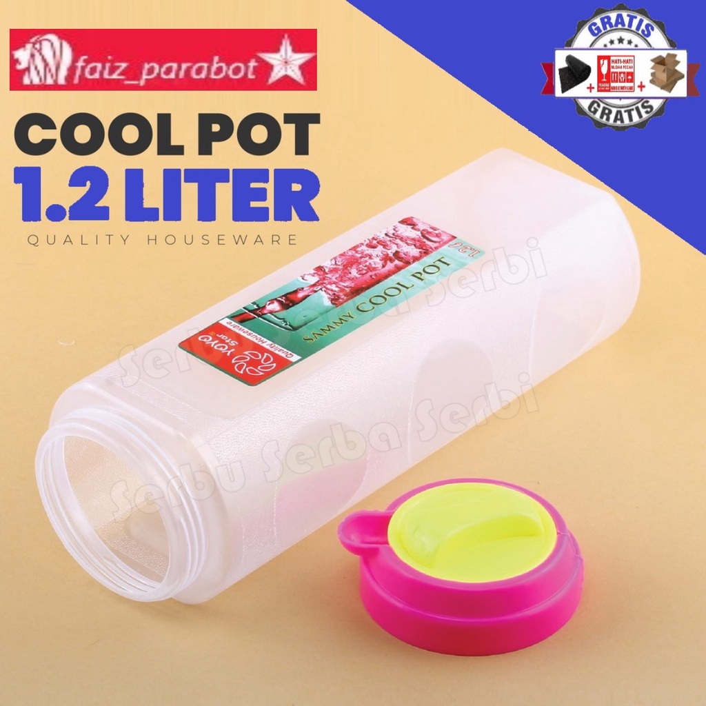 BOTOL MINUM / BOTOL AIR DINGIN/BOTOL KULKAS / COOL POT YOYO 1.2 LITER