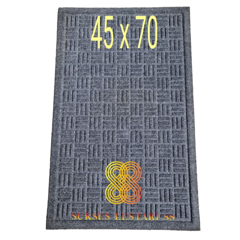 Keset Karpet Karet Bludru Anti Slip 45 x 70 - RCM Apache