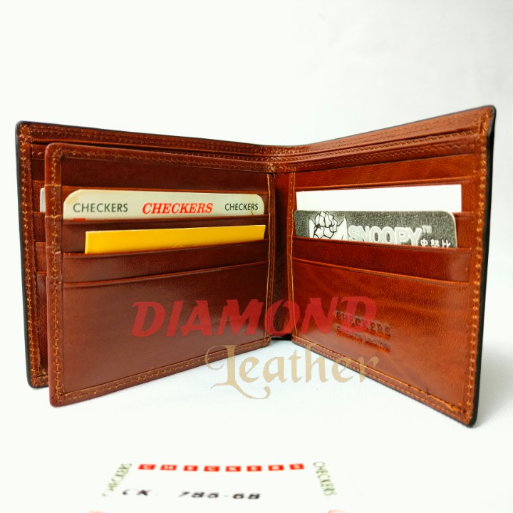 Checkers Dompet Kulit Pria Impor CK 68 ASLI