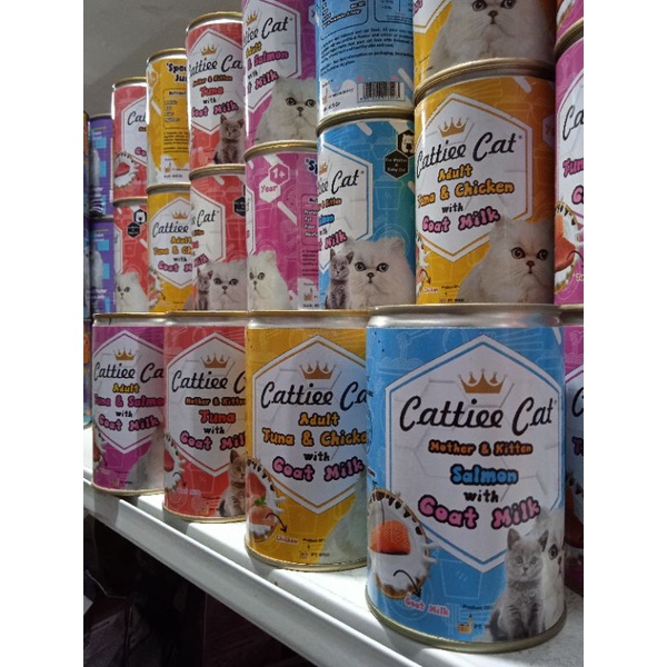 Expedisi Cattie cat mother n kitten / adult 405g paket 1dus isi 24 pics