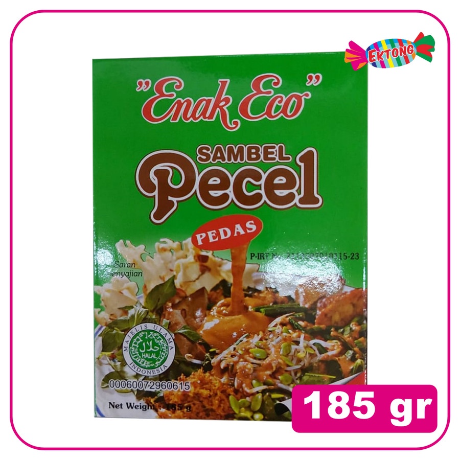 

ENAK ECO SAMBEL PECEL ( PEDAS ) 185 GR