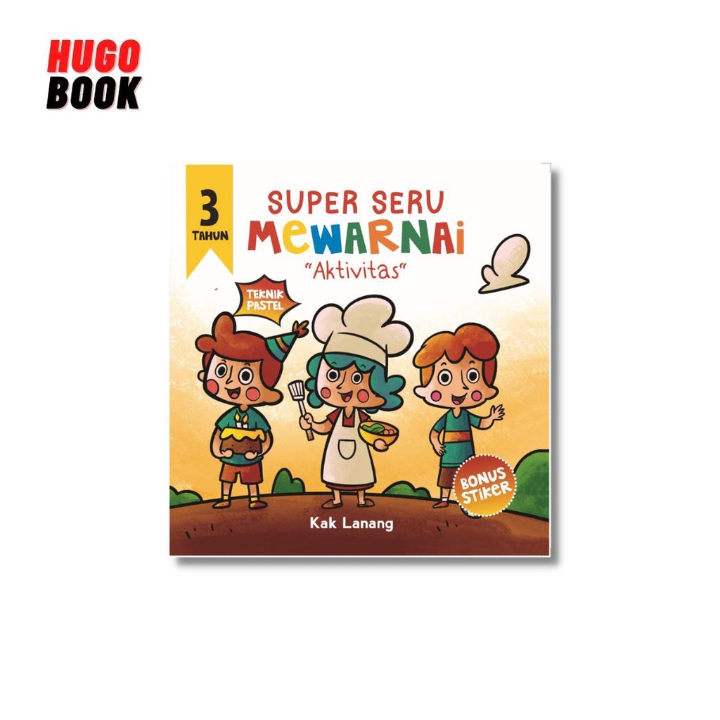 CEMERLANG : BUKU ANAK : BUKU MEWARNAI : SUPERSERU MEWARNAI 3 TAHUN : AKTIVITAS