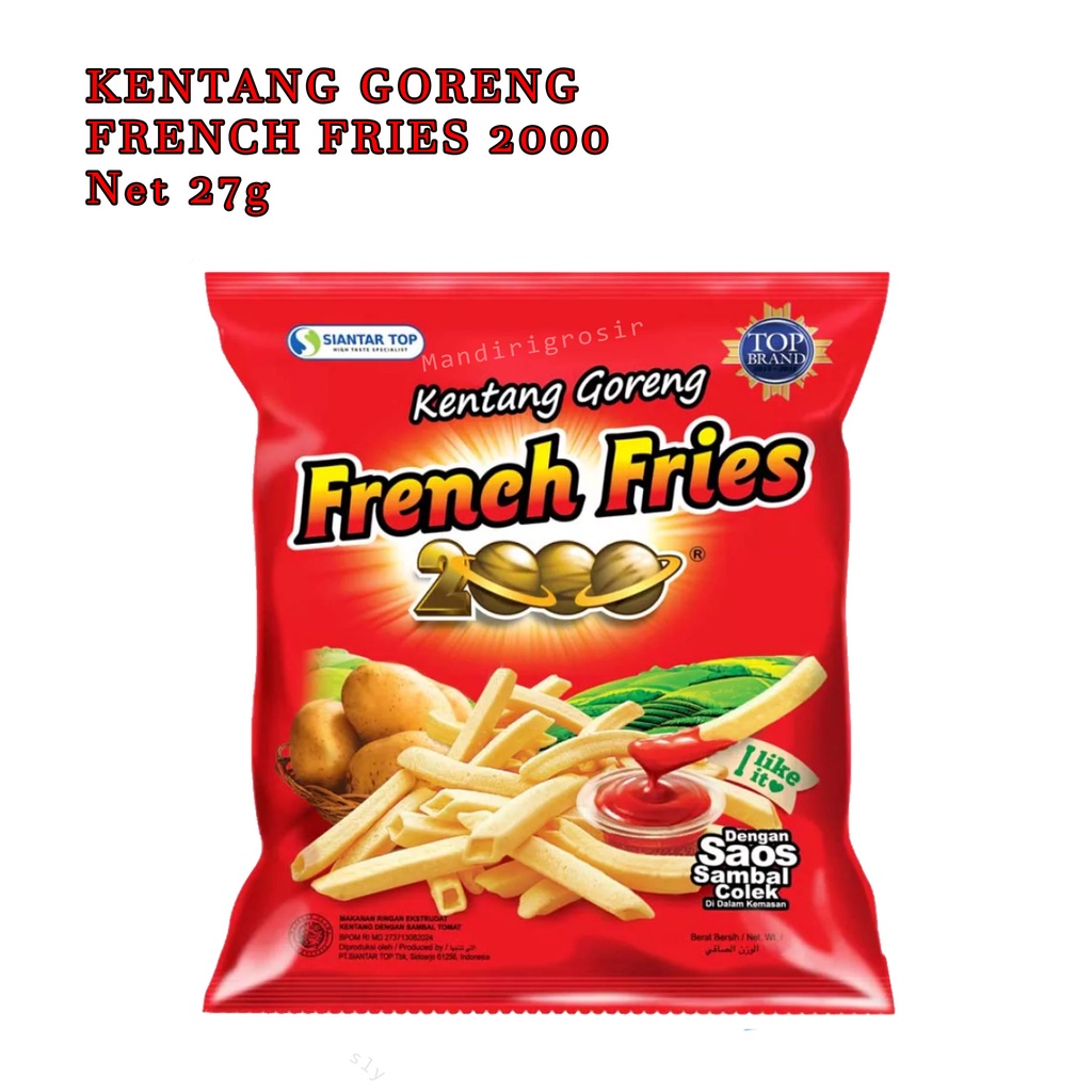 * FRENCH FRIES 2000 24g *KENTANG GORENG