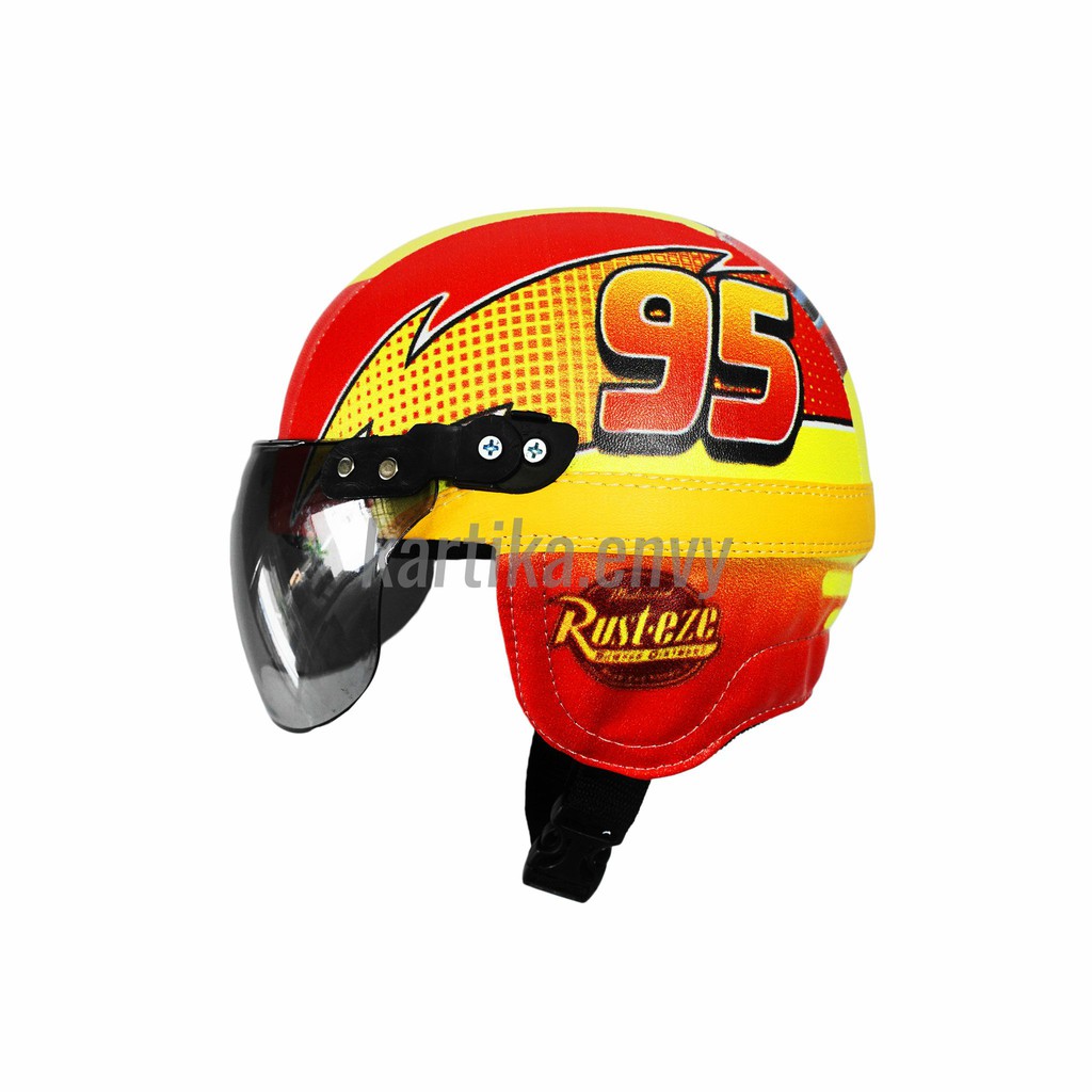 Helm Anak SUPER Balita Retro Cars