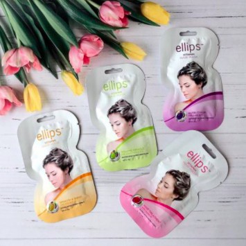 Ellips Vitamin Hair Mask 20gr | Pro Keratin 18gr |  Masker Rambut