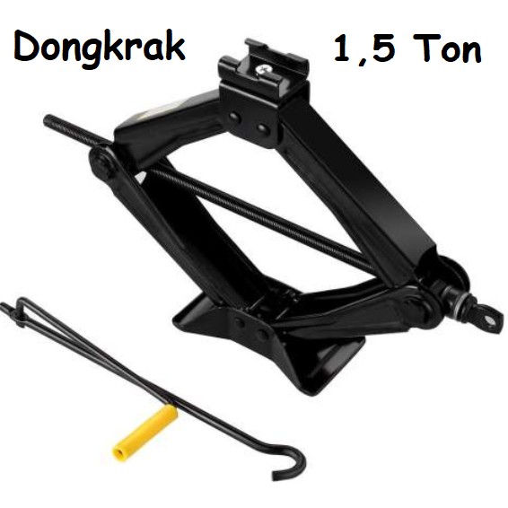 Dongkrak Jembatan Mobil Manual 1,5 ton Car Scissors Jack 1 ton gunting