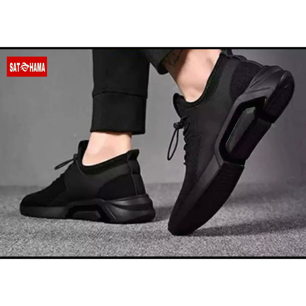 Satohama Sepatu Pria Sepatu Sneakers Sepatu Import Sepatu Trendy Sepatu Korean Mewah Hitam