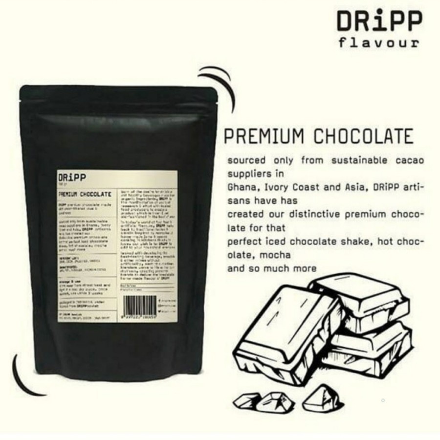 

OBRAL MURAH DRiPP Premium Chocolate Powder - Bubuk Minuman Coklat - Bubuk Coklat