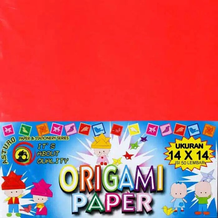 

Kertas Lipat / Origami Asturo 14x14