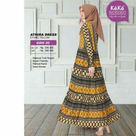 GAMIS KEKE - GDH 20 - KEKE HUMAIMA ‐ ATHIRA DRESS