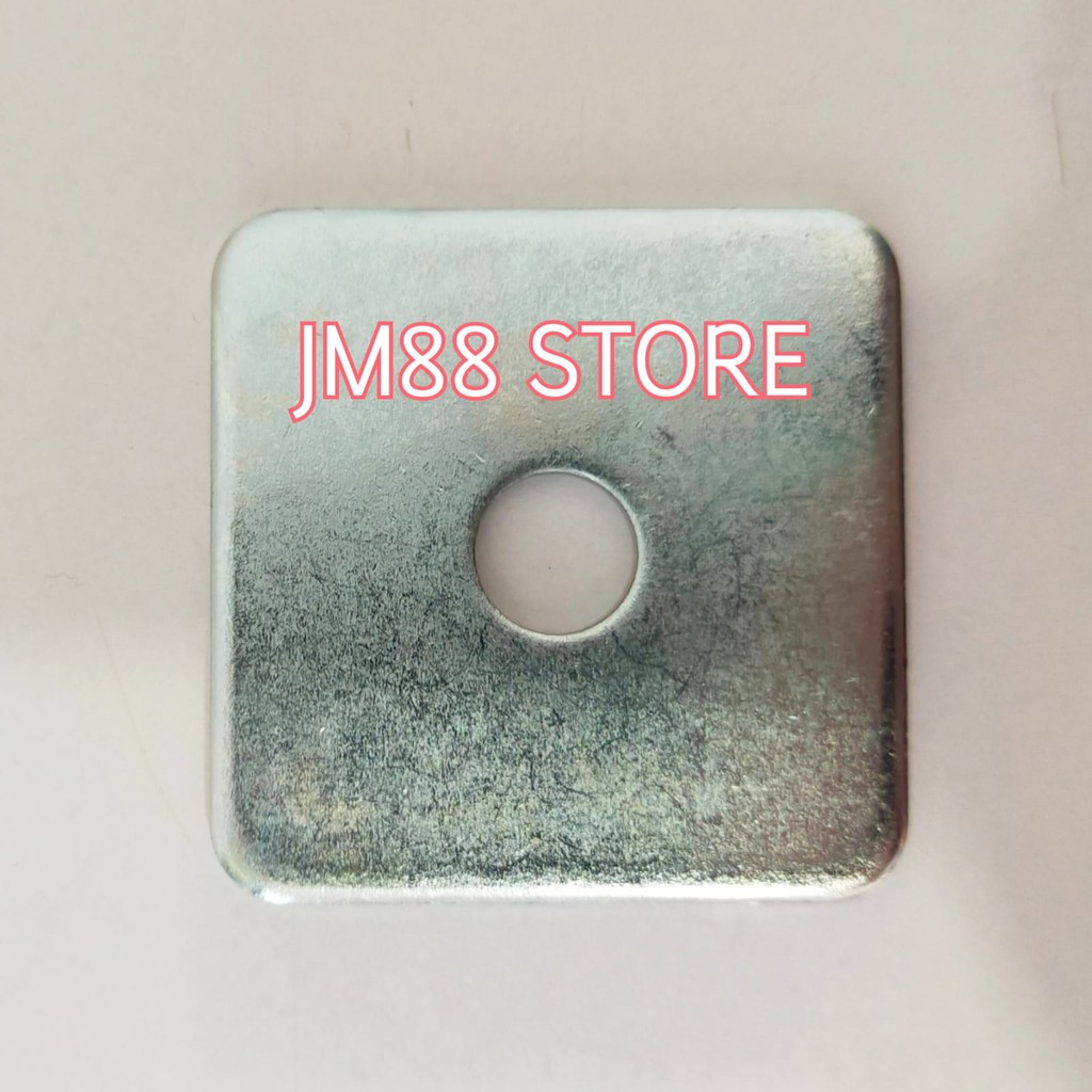 Ring plat kotak galvanis 3/8" inch / washer / ring petak galvanis / ring plat petak / ring plat peta