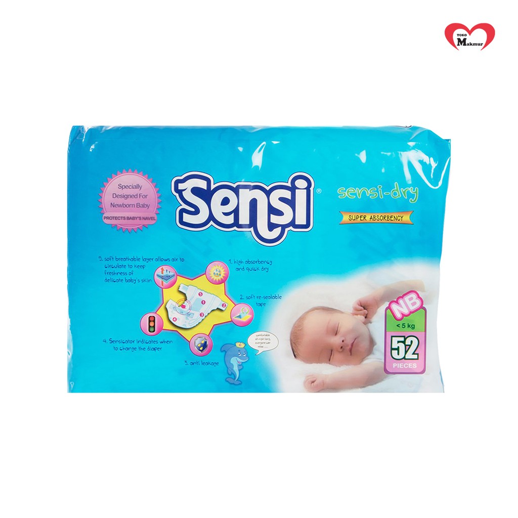 Sensi Dry Newborn52 / Toko Makmur Online