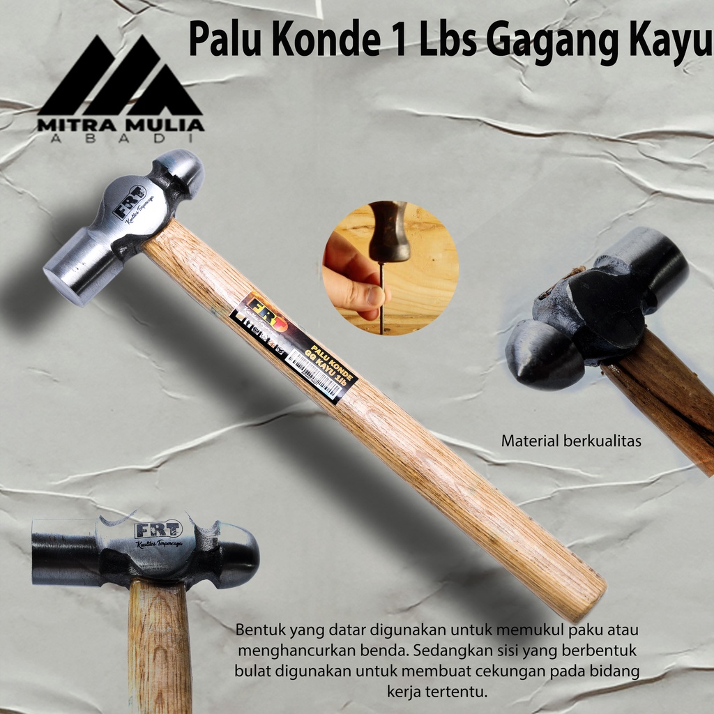 PALU KONDE 1 Lbs Gagang Kayu