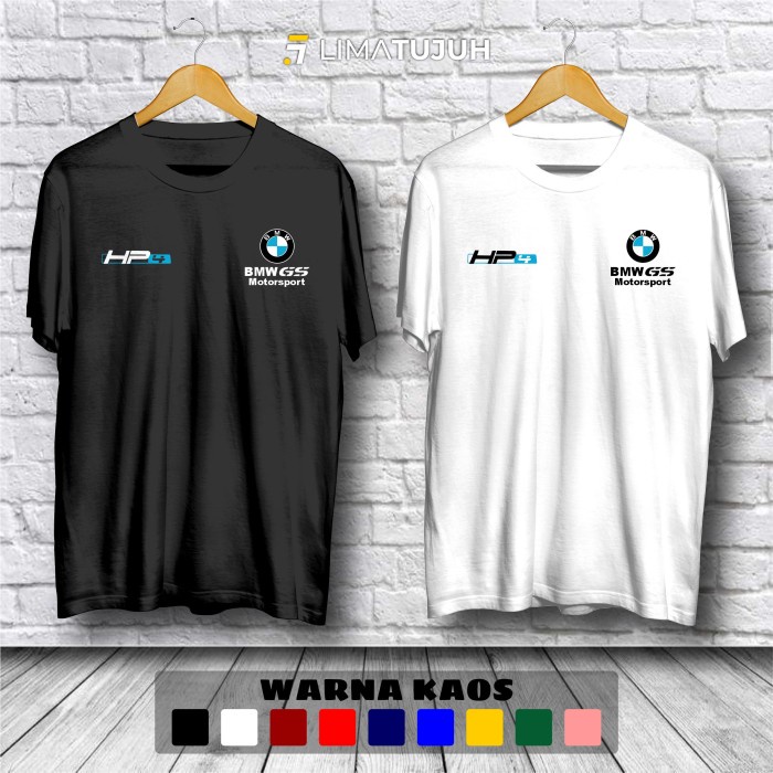Kaos BMW GS Motorsport Logo Baju Distro Bahan Premium (TSF)