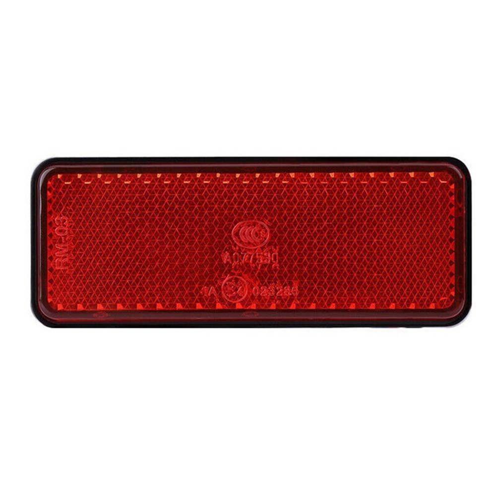 Lanfy Lampu Mobil Ekor Persegi Truk Side Indicator Light Putih/Kuning/Merah Warning Light Bulbs Rem Stop Marker Lamp