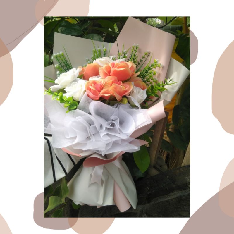 BUKET BUNGA | BUKET BUNGA ARTIFICIAL | HADIAH WISUDA | HADIAH WEDDING