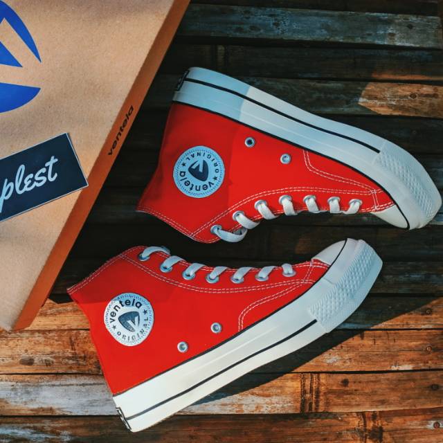 Sepatu Ventela Back To 70s ORIGINAL Red High