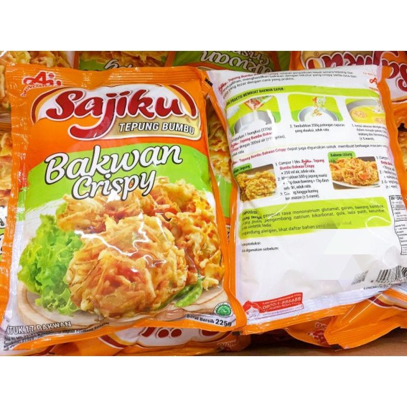 

Tepung Bumbu SAJIKU Bakwan Crispy