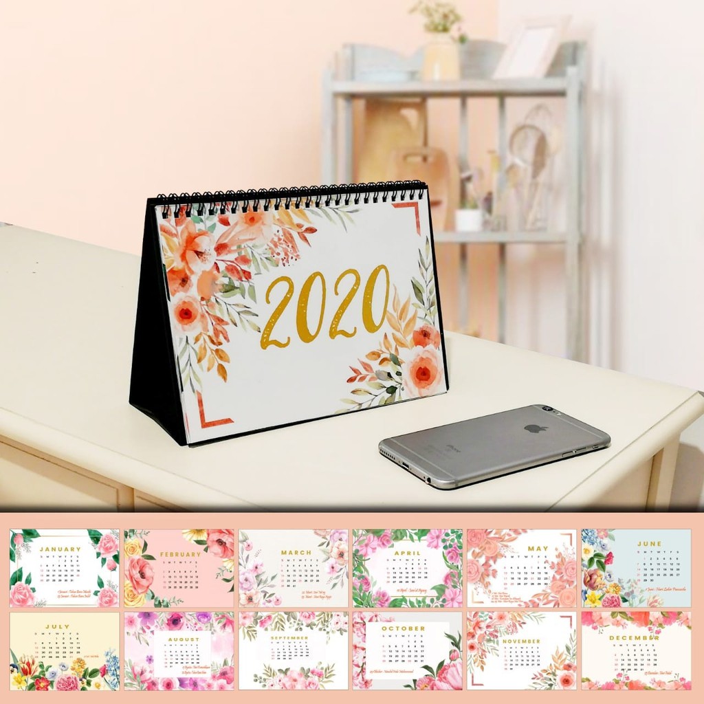 

Dine Wood KALENDER 2020 MEJA DUDUK DEKORASI HIASAN PAJANGAN RUANGAN KANTOR TEMA BUNGA MAWAR PINK