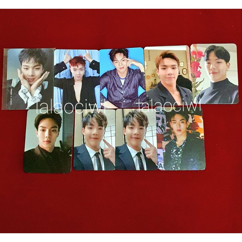 Monsta X - Shownu Photocard PC Benefit Follow Fatal Love Broadcast Damage