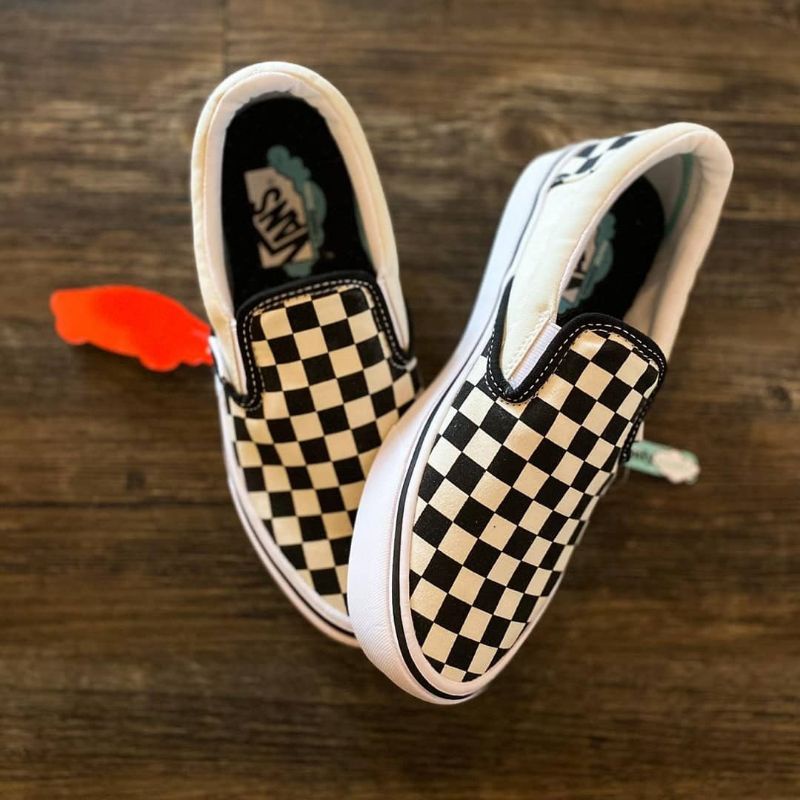 VANS COMFYCUSH SLIP ON CHECKERBOARD 100% ORIGINAL