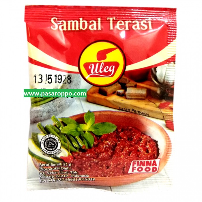 

FINNA Uleg Sambal Pedas 20gr [ 1 Dus / 100 Pcs ]