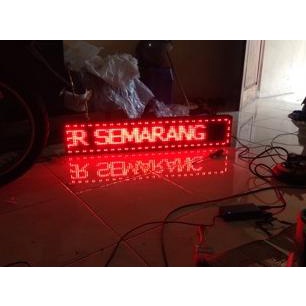 

(BISA COD) paket running text kaligrafi ukuran 32x288 warna merah smd LIMITED EDITION Kode 1137