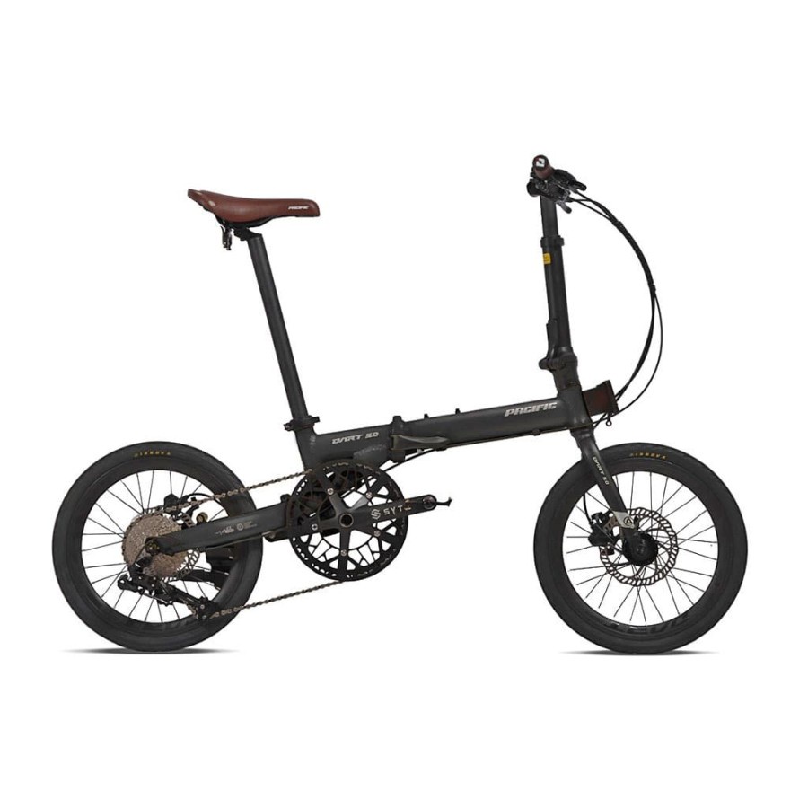 SEPEDA LIPAT PACIFIC DART 5.0 16" BICYLE FOLDING BIKE + Hitam
