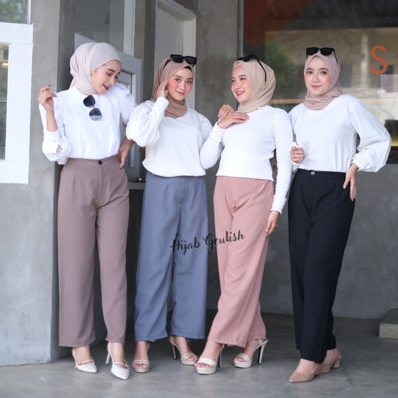 Celana Kulot Highwaist