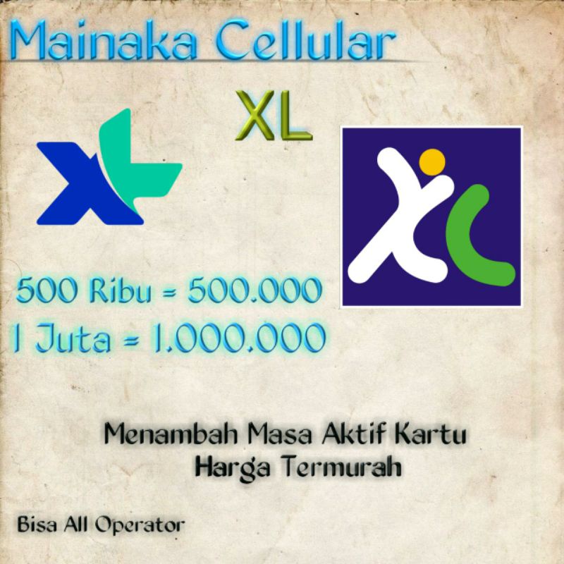 Pulsa XL 500k-1juta