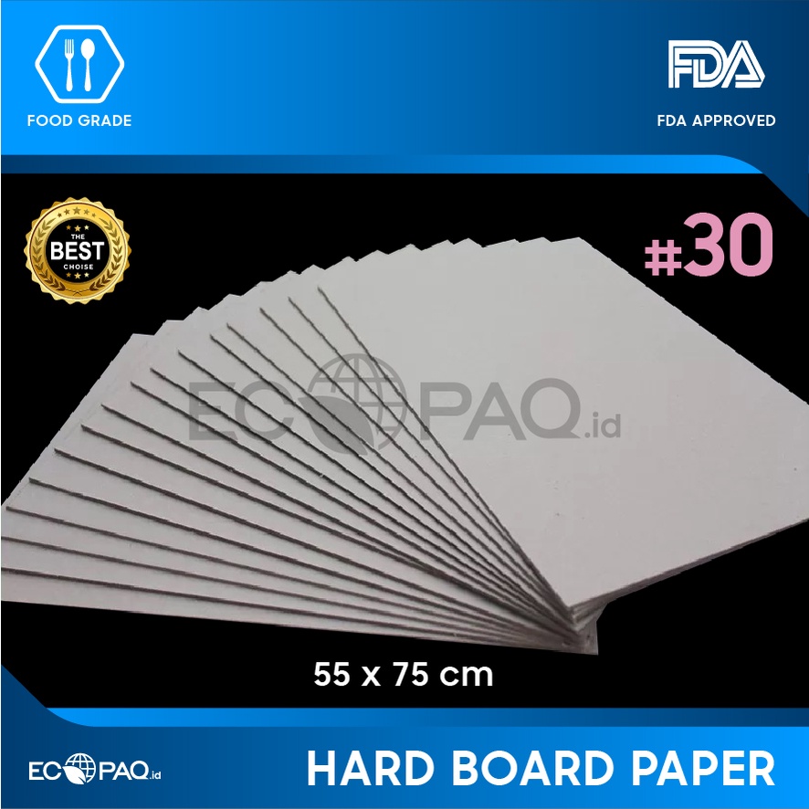 

Karton Bot - Karton Tebal Abu - Hard Board Grey No.30 -55x75cm - (3 lb)
