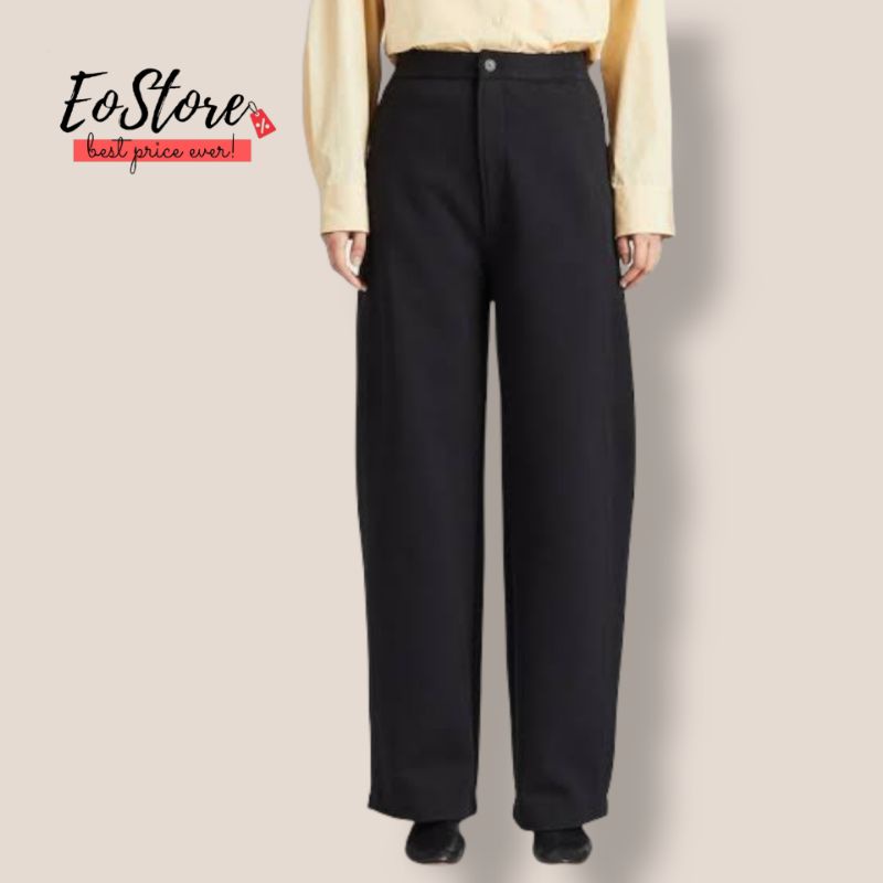 Uniqlo Women Jersey Curve Wide Fit