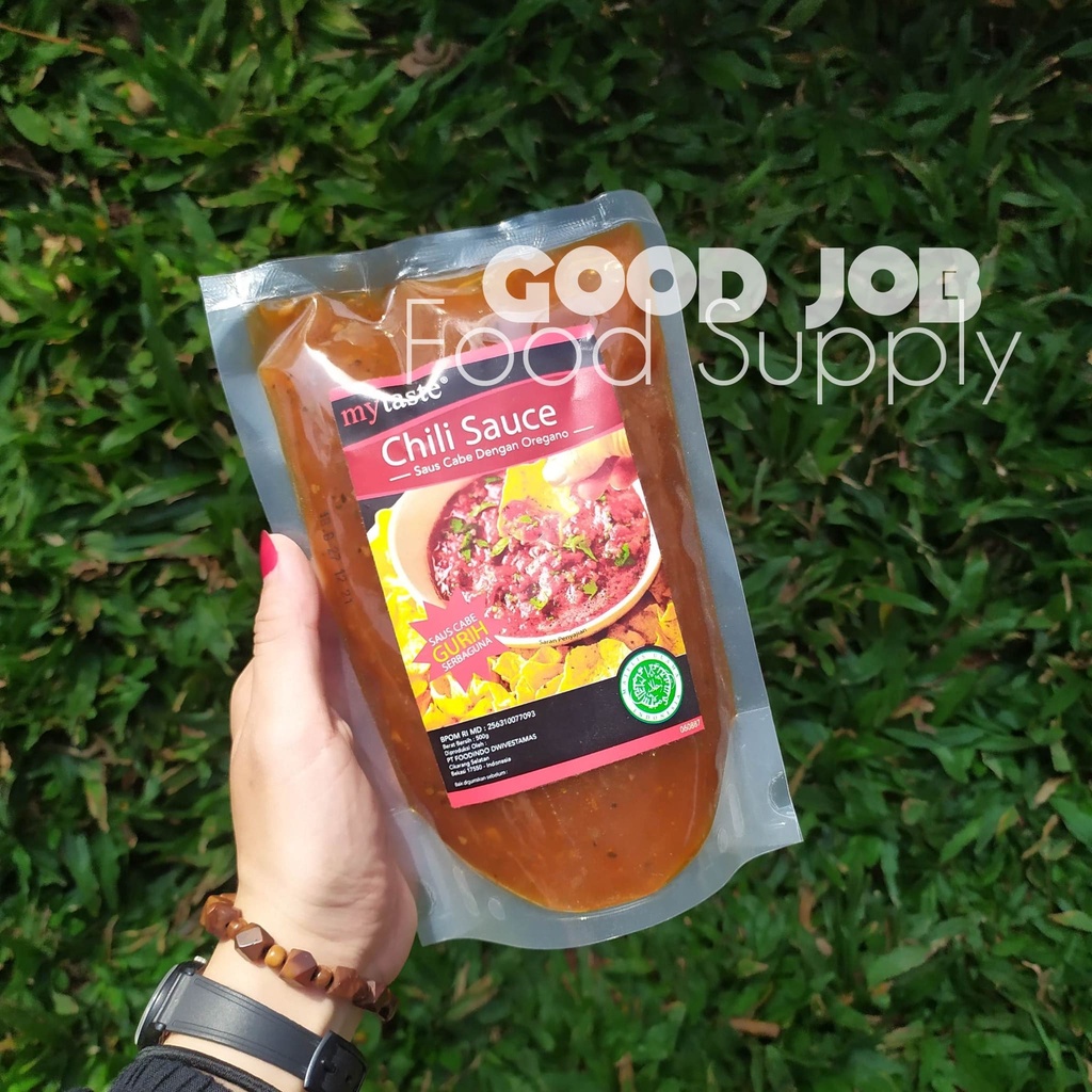 

MY TASTE Oregano Chili Sauce Saus Pedas 500 g Halal - for Nacos Burger Sosis