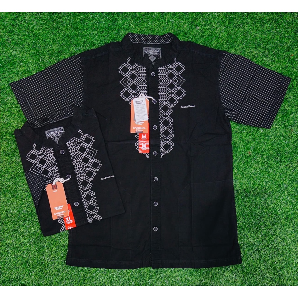 BAJU KOKO CARDINAL ORIGINAL KEMEJA MOSLEM BAJU TAQWA MURAH BORDIR TERBARU