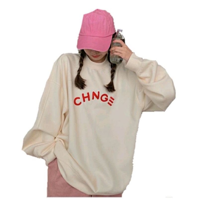 Sweater Oversize Wanita CHNGE XXL LD 130