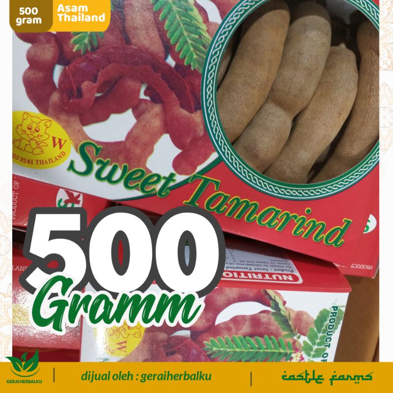 

Buah Asam Asem Thailand SWEET TAMARIND 500 GRAM