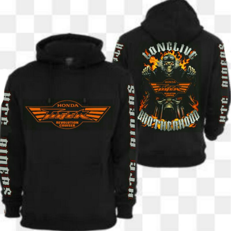 jaket honda tiger free stiker