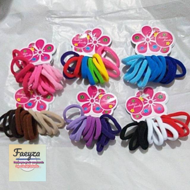 Ikat rambut colour isi 72 pcs/kunciran 72