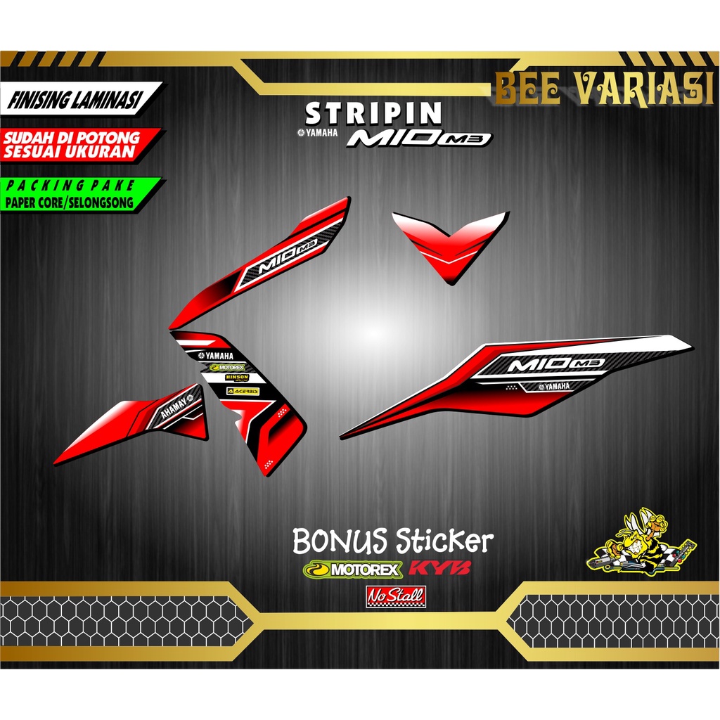 striping mio m3, mio m3, striping mio m3 variasi, striping, stiker striping mio m3, striping mio m3 