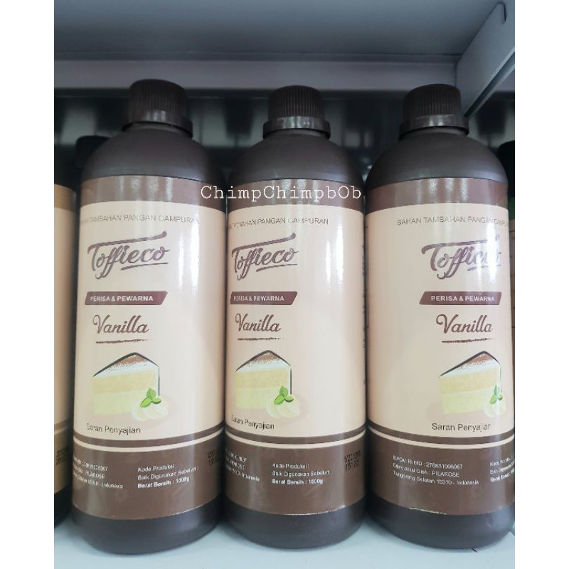 

TOFFIECO PASTA VANILLA 1000 GR/BOTOL 1KG/BOTOL