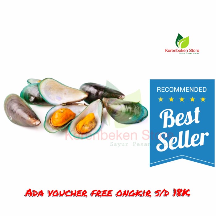 

kerang hijau per 500gr fresh