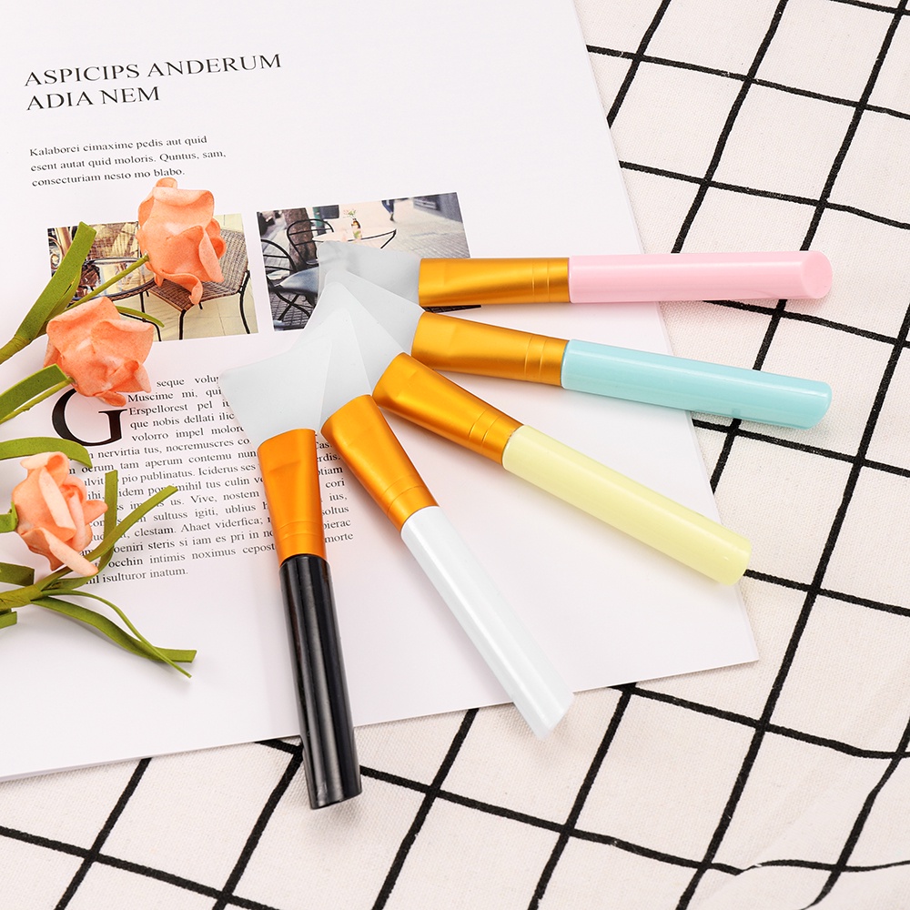 Profesional Silicone Makeup Brush Foundation Eyeshadow Lip Makeup Eye Brush Set Perawatan Wajah Alat Kecantikan