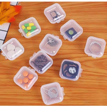 KOTAK KECIL SIMPAN MEMORY CARD EARPLUG / MINI BOX AKSESORIS travel box mini aksesoris plastik serbaguna