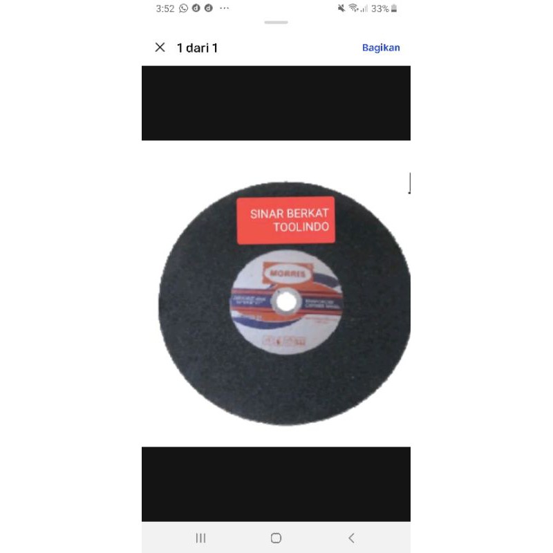 Batu gurinda potong 7 inch