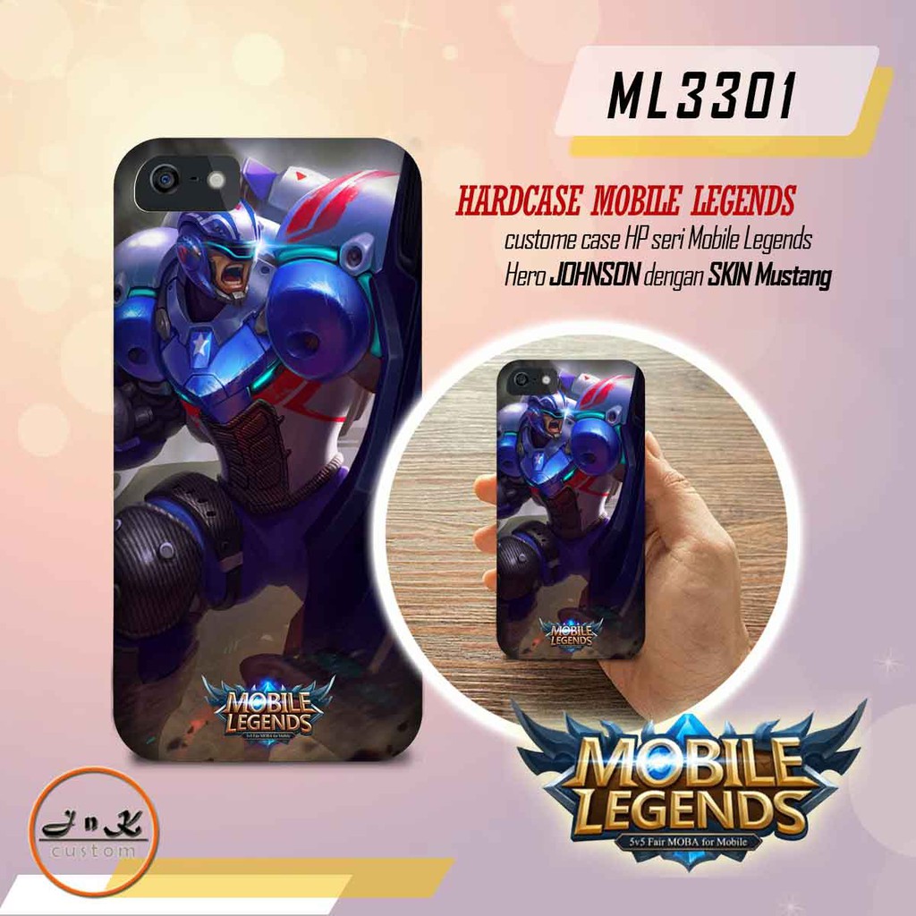 CUSTOM CASE MOBILE LEGENDS - HERO JOHNSON. SKIN MUSTANG