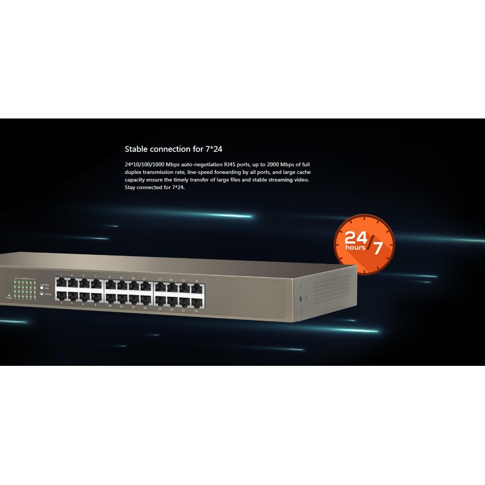 Tenda TEG1024D 24-Port 10/100/1000 Gigabit Switch