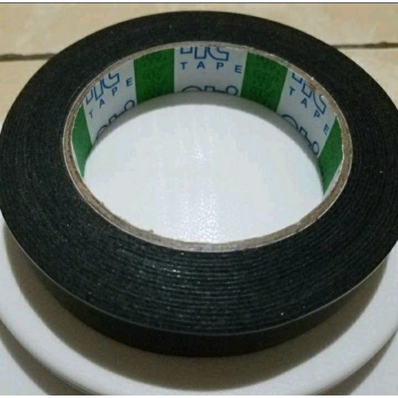 

Isolasi bolak-balik/ dobel tape hitam